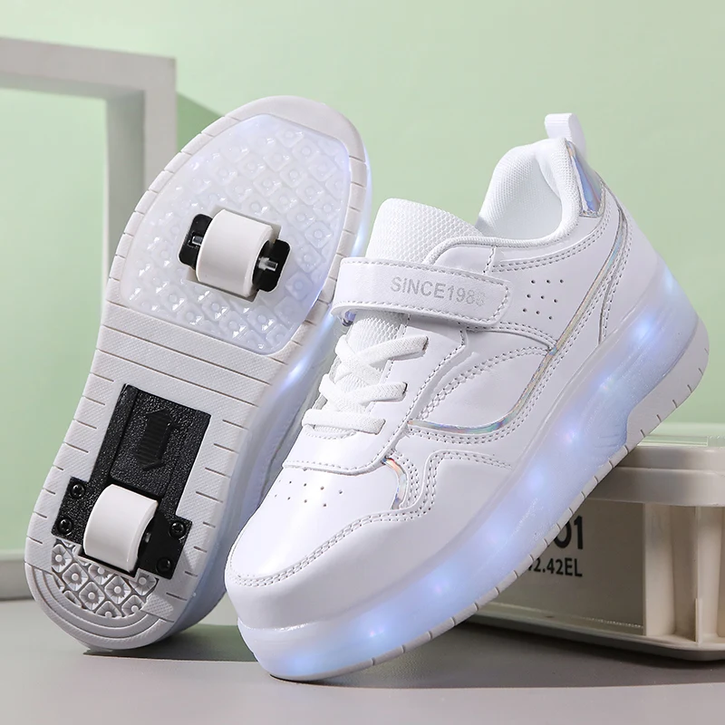 

Kids Fashion Shoes Can Glow Roller Skate Shoes Kids Shoes for Girl Girl's Sneakers Little Girls Shoes Casual Kids Designer Shoes