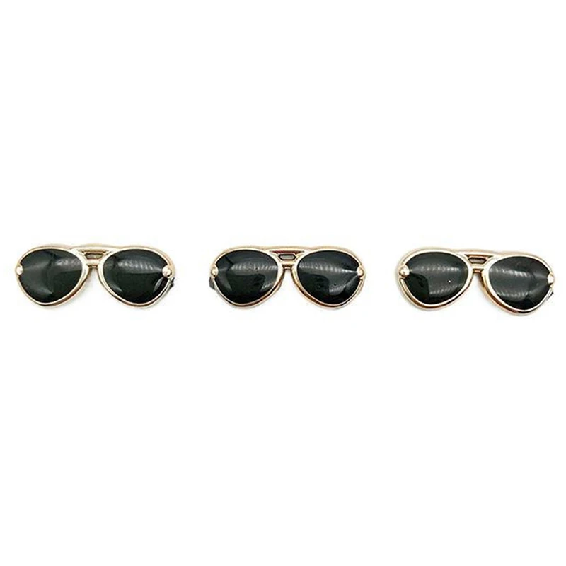 

New Arrival 12Pcs/Set Dollhouse Miniature Resin Sunglasses Model Dolls Fashion Decoration DIY Creative Accessories