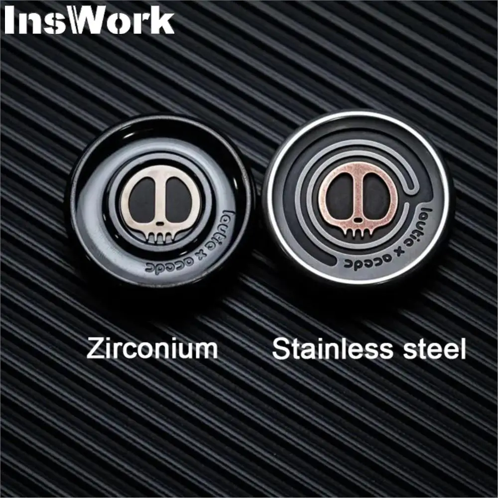 Lautie-acedcデビルミルクカバー、指紋スナップコイン、マグネット