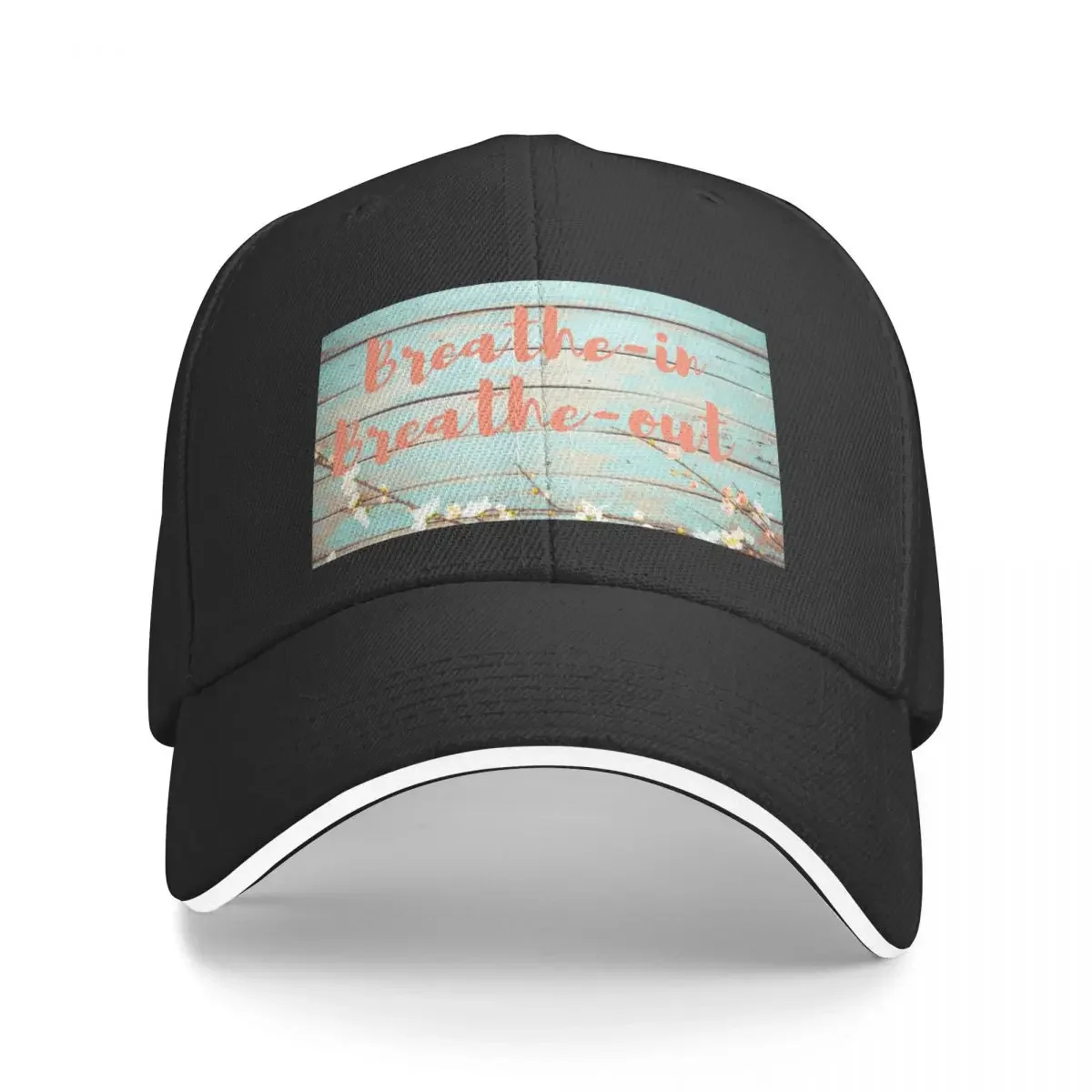 

Breathe in Breathe out Baseball Cap Ball Cap New In The Hat Hat Man For The Sun Caps For Women Men's