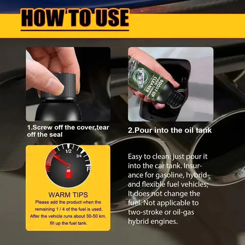 Car Engine Catalyst Converter Cleaners Automobile Engine CSV Cleaning Accelerators Catalysts Easy To Clean2025New 5