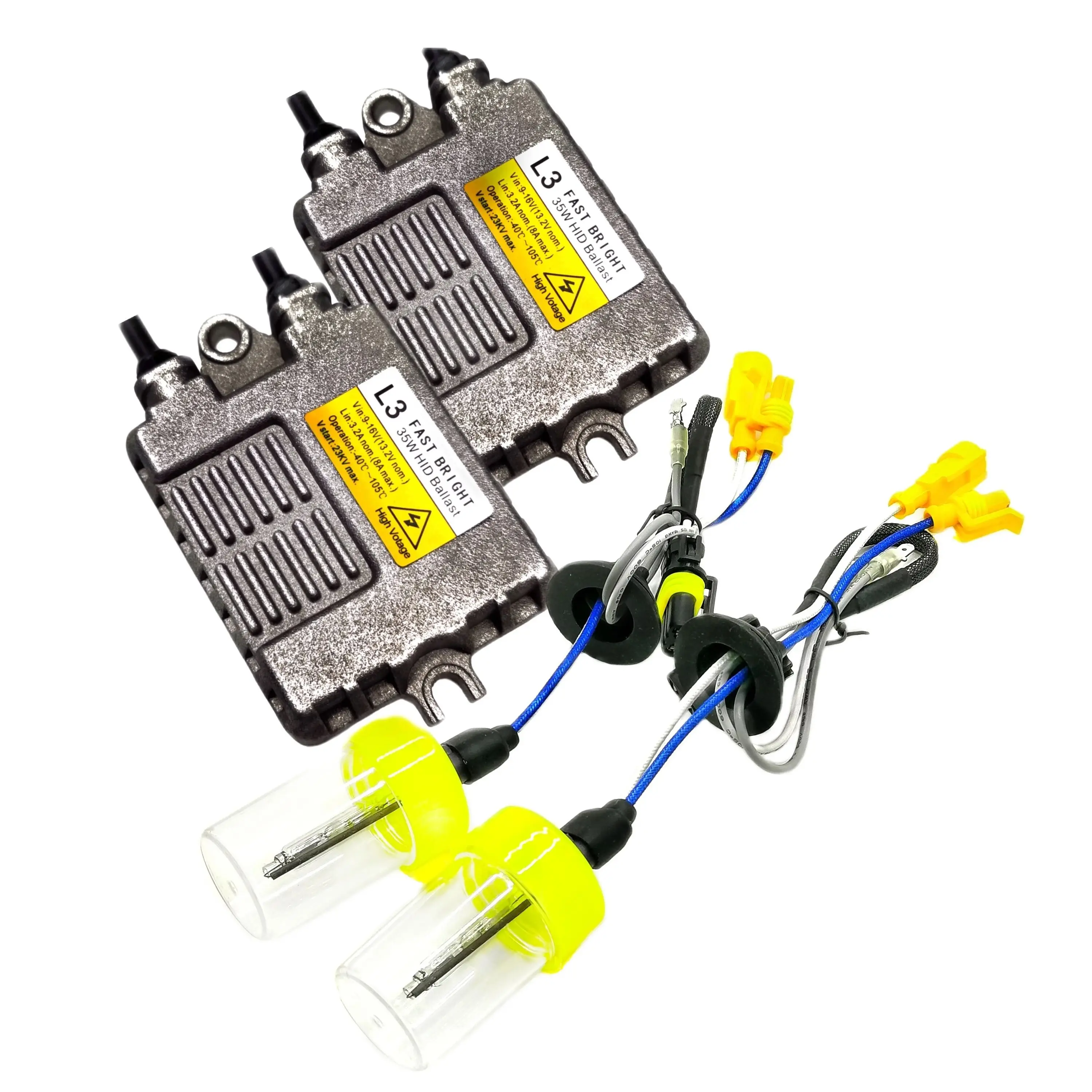 Premium Ac 35W H1 H3 H7 H11 9005 9006 Hb3 Hb4 Xenon Kit 3800Lm 12V Ac Fast Bright Reattori Auto Hid Lighting Fari