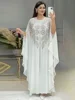 Abayas pour femmes dubaï luxe 2024 mousseline de soie Boubou robe de mode musulmane Caftan Marocain Occasions de fête de mariage Djellaba Femme