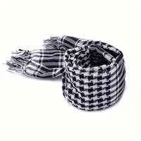Military Tactical Desert Hijab Scarf Muslim Headscarf Islam Arab Keffiyeh Head Neck Scarves Wrap for Men and Women - Image 3