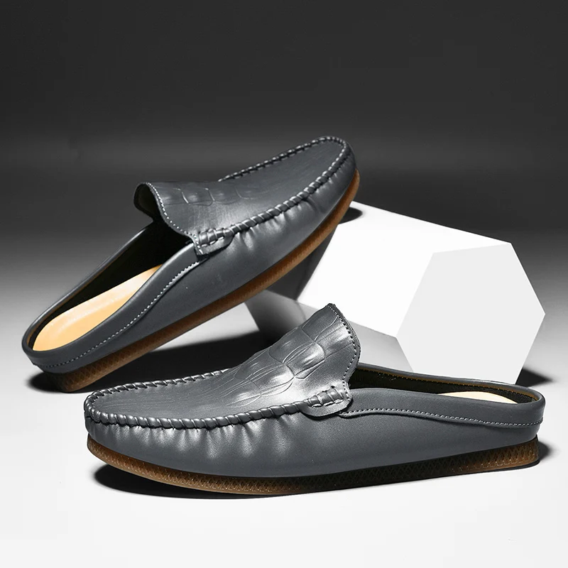 Summer New Business Leisure Outdoor Sports Soft Sole Comfortable Fashion Loafer Muller Men's Shoes