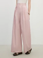 FSLE 2025 Summer Women’s Relaxed Straight Leg Trousers – Effortless Style & Versatile Casual Loose Wear Pants 25FS12350