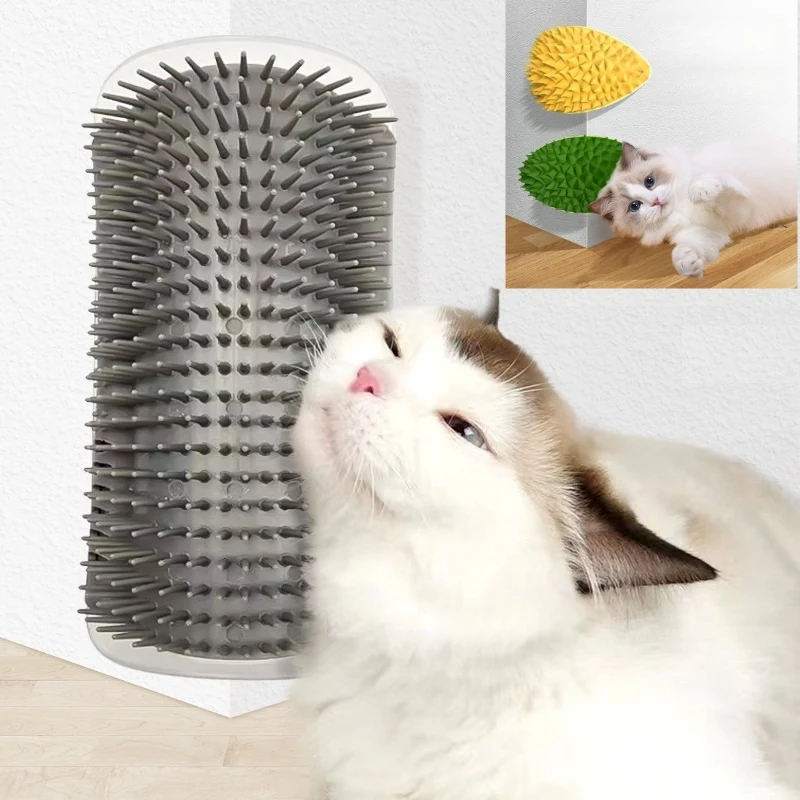 

Cat Scratcher Massager for Cats Scratching Pets Brush Remove Hair Comb Grooming Table Dogs Kitten Care Royal Canin Accessories