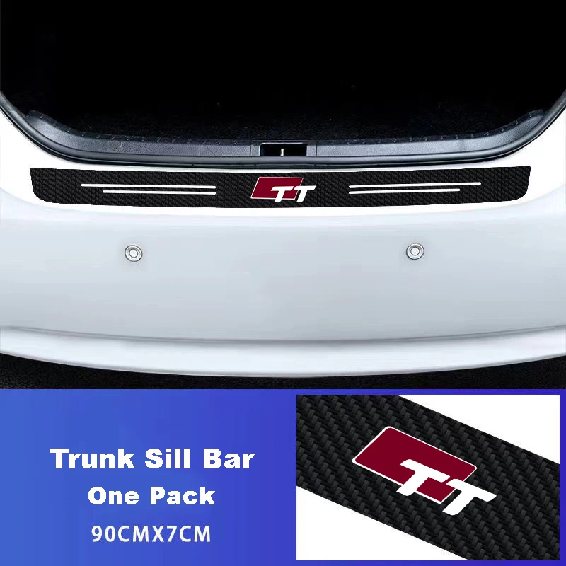 자동 탄소 섬유 데칼 스티커 Audi TT 용 자동차 도어 임계 값 스커프 2009 2010 2012 2013 2014 2015 2016 2017-2024 액세서리