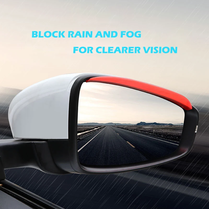 2Pcs Car Rearview Mirror Eyebrow Sun Visor Rain Shield For Mini Cooper R53 R55 R56 R60 R61 F54 F55 F56 F60