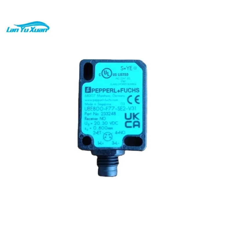 

Original Germany P+F beam ultrasonic sensor Photoelectric Inclination UBE800-F77-SE2-V31