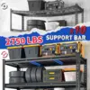 48" W Garage Shelving 2750LBS Heavy Duty Garage Storage 5 Tier Adjustable Metal Storage Shelves Industrial Shelving 5