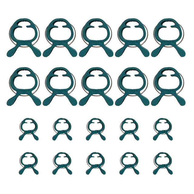 20 db Növényi Klipek Újrahasznosítható Időjárásálló Rozsda Nincs A Szár Hegymászó Paradicsom -Uborkának Dinnye - Image 3