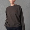 Japanese print autumn and winter new product danton solid color versatile round neck long-sleeved sweater women 4