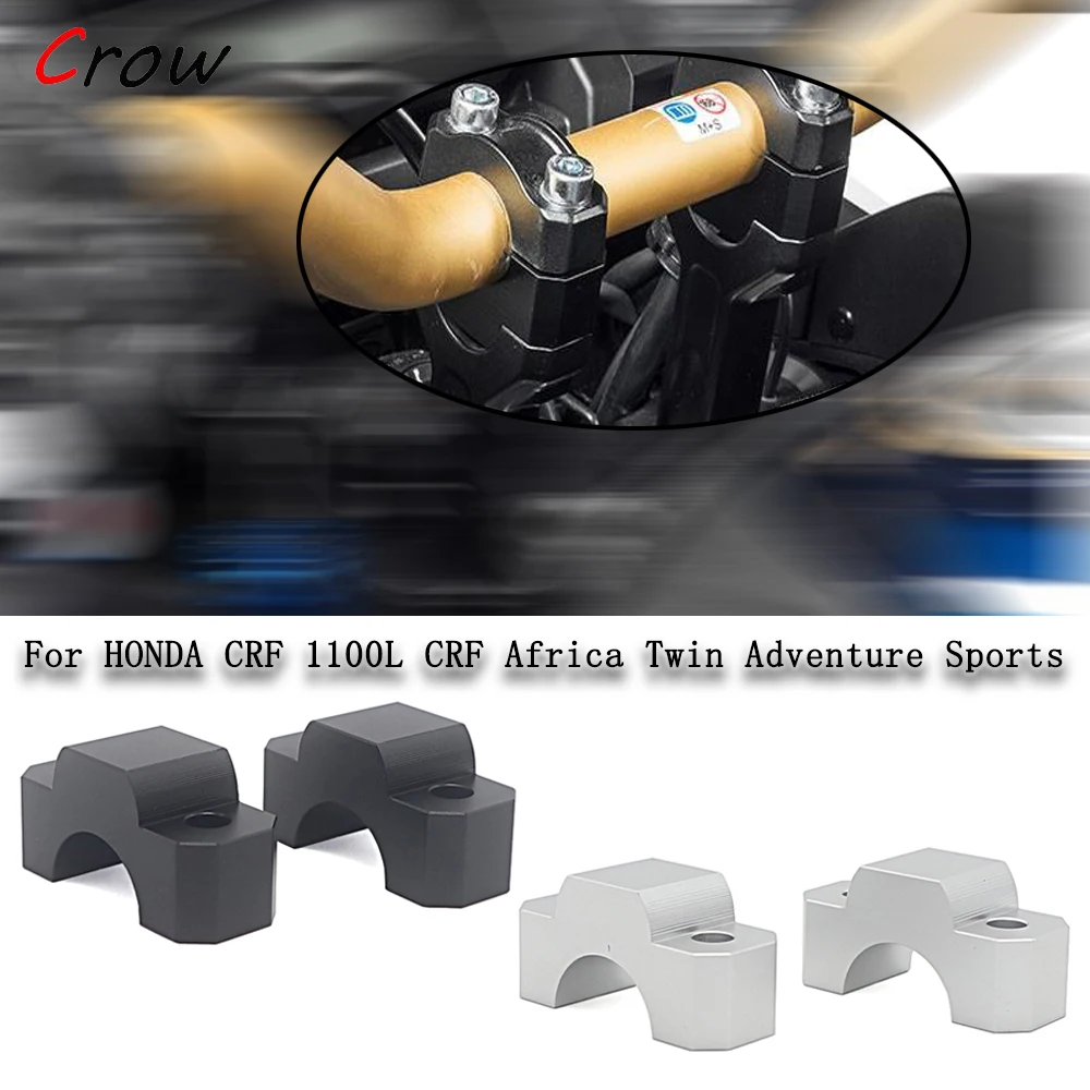 

Motorcycle For HONDA CRF 1100L CRF 1100 L Africa Twin Adventure Sports Handle Bar Riser Clamp Extend Handlebar CRF1100L