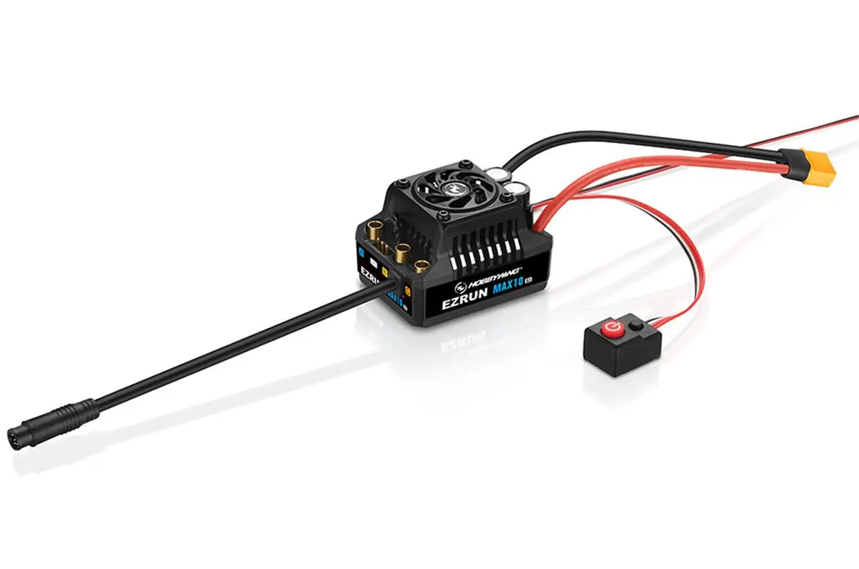 Hobbywing Ezrun Max10 G2 Sensored Bezszczotkowy Esc 80A 140A Turbo Wodoodporny Kontroler Prędkości Dla 1/10 Rc Ciężarówek I Monster Trucks