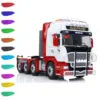 1/14 LESU 8X8 RC Tractor Truck Metal TOUCAN DIY Ready to GO Radio Car 2-speed Transmission Light Sound Vehicle Model THZH1873 2