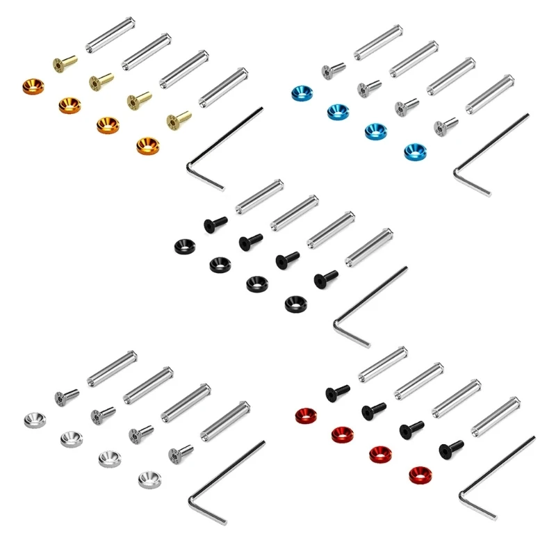 

Aluminum Alloy Screw Nut Set Colorful Anodized for Computer Case CPU Cooling Fan