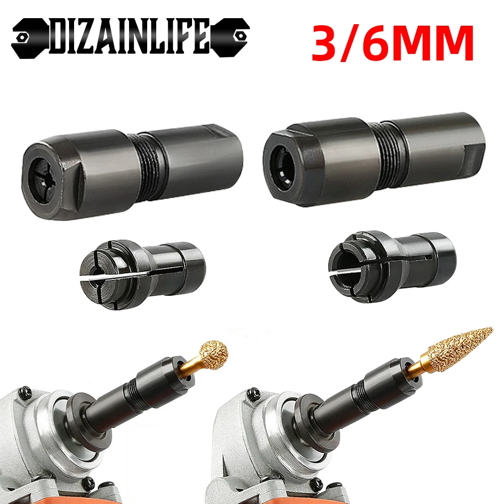 36mmAngleGrinderModifiedAdapterToStraightGrinderChuckfor100