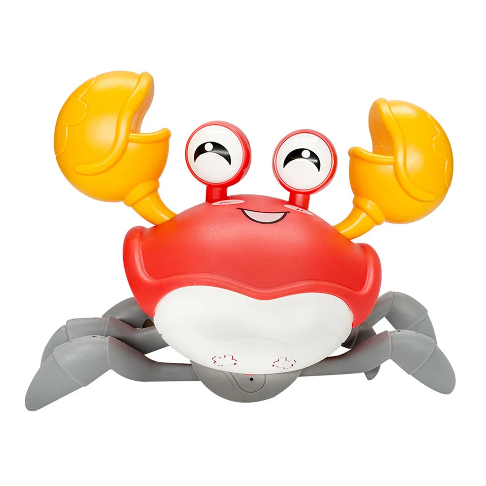 

Crab Crawling Toy Toys for Babies Infant Baby Tummy Time Music Voice Control Child