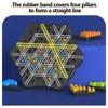 Chain Triggle Chess Game Triggle Rubber Band Game Toy For Kid Interactive Board Game Battle Set For Family Party Gift 5