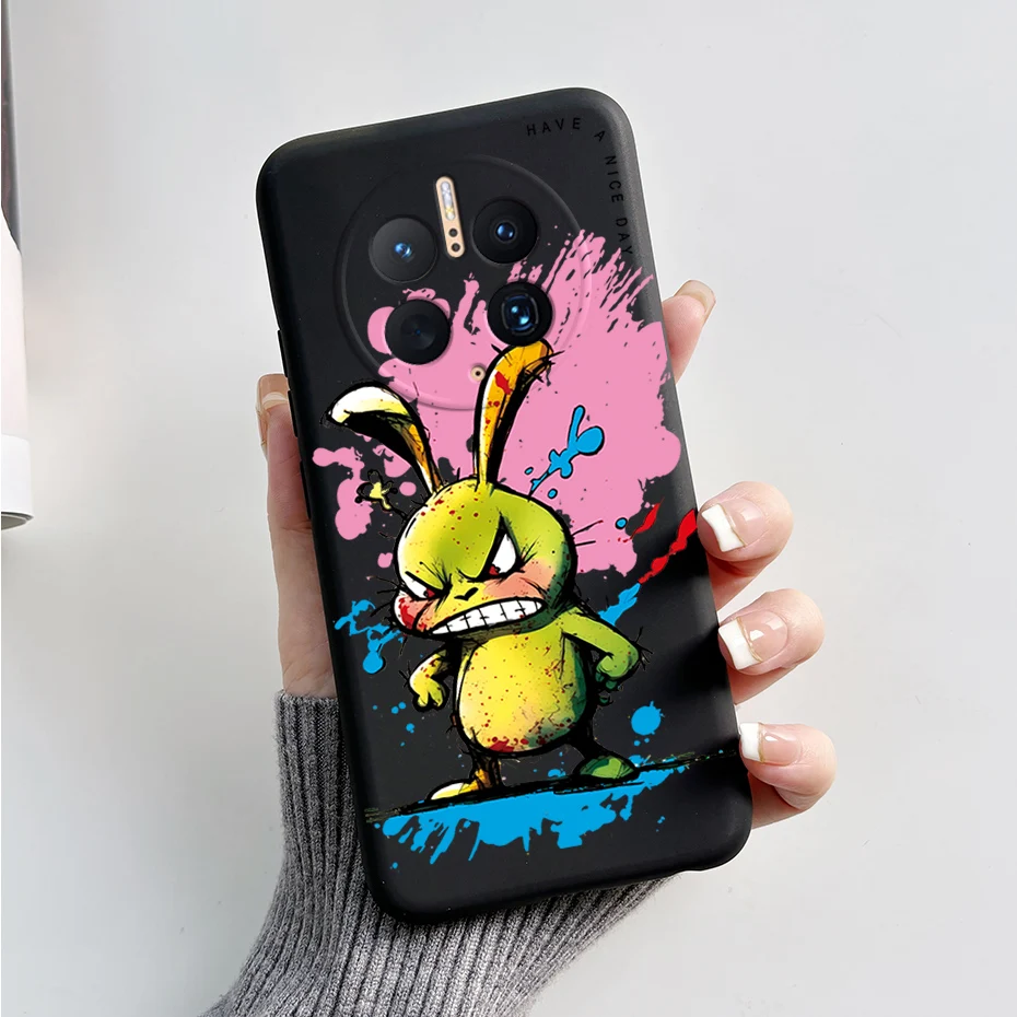 Adorable Rabbit and Panda Soft Silicone Shockproof Phone Case