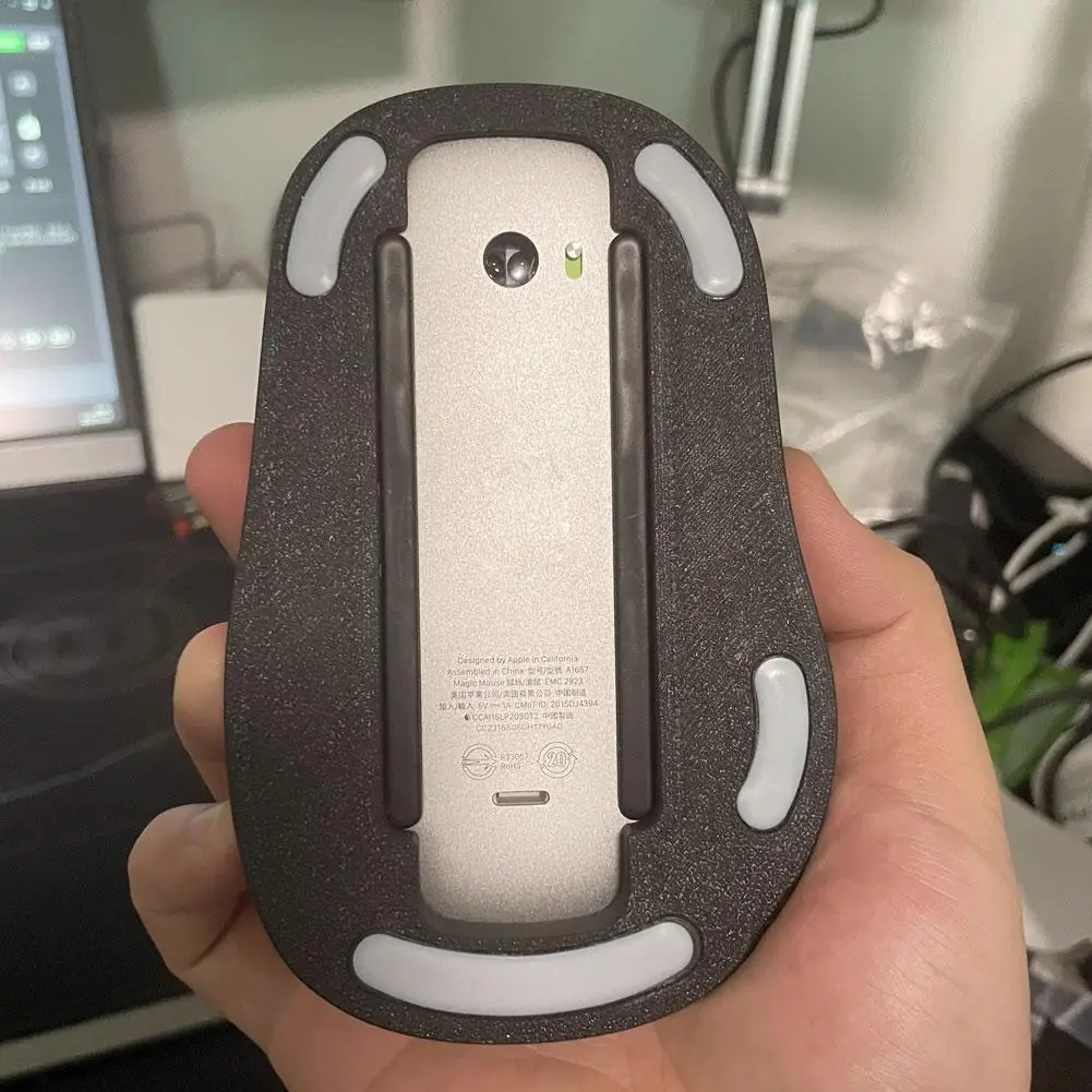 Base Di Aumento Della Stampa 3D Per Apple Magic Mouse 1 2 3 Supporto Ergonomico Per Impugnatura Del Mouse Per Accessori Per Mouse Magici
