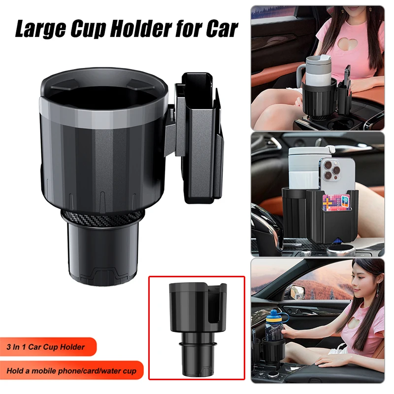

New Adjustable Car Cup Holder Multifunctional Can Mounts Holders Car Cup Expander Bracket For 105mm Water Bottles Accessories