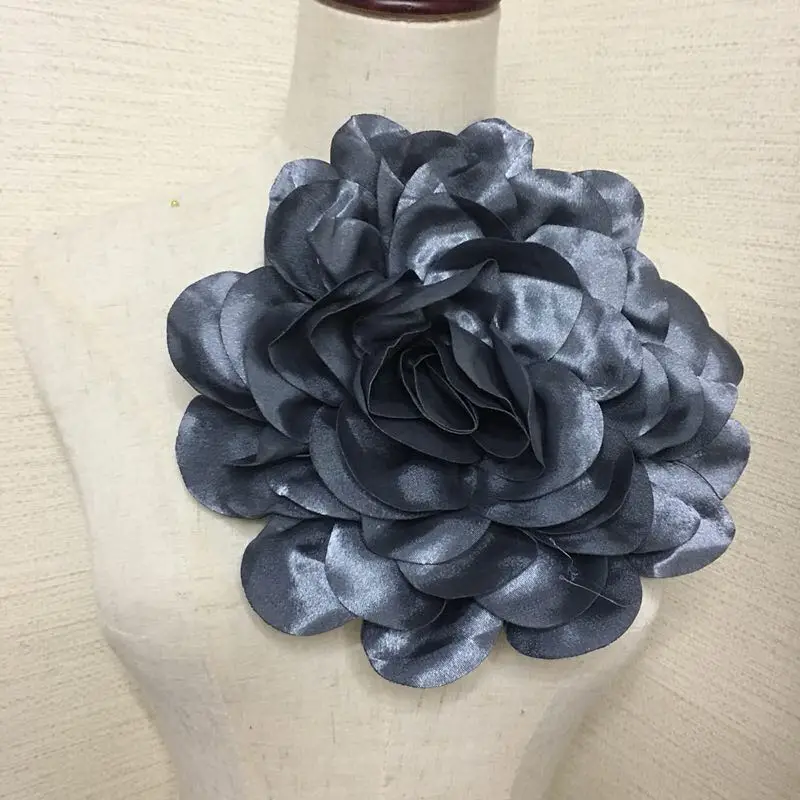 25Cm Handmade Satin Flower fabric flowers