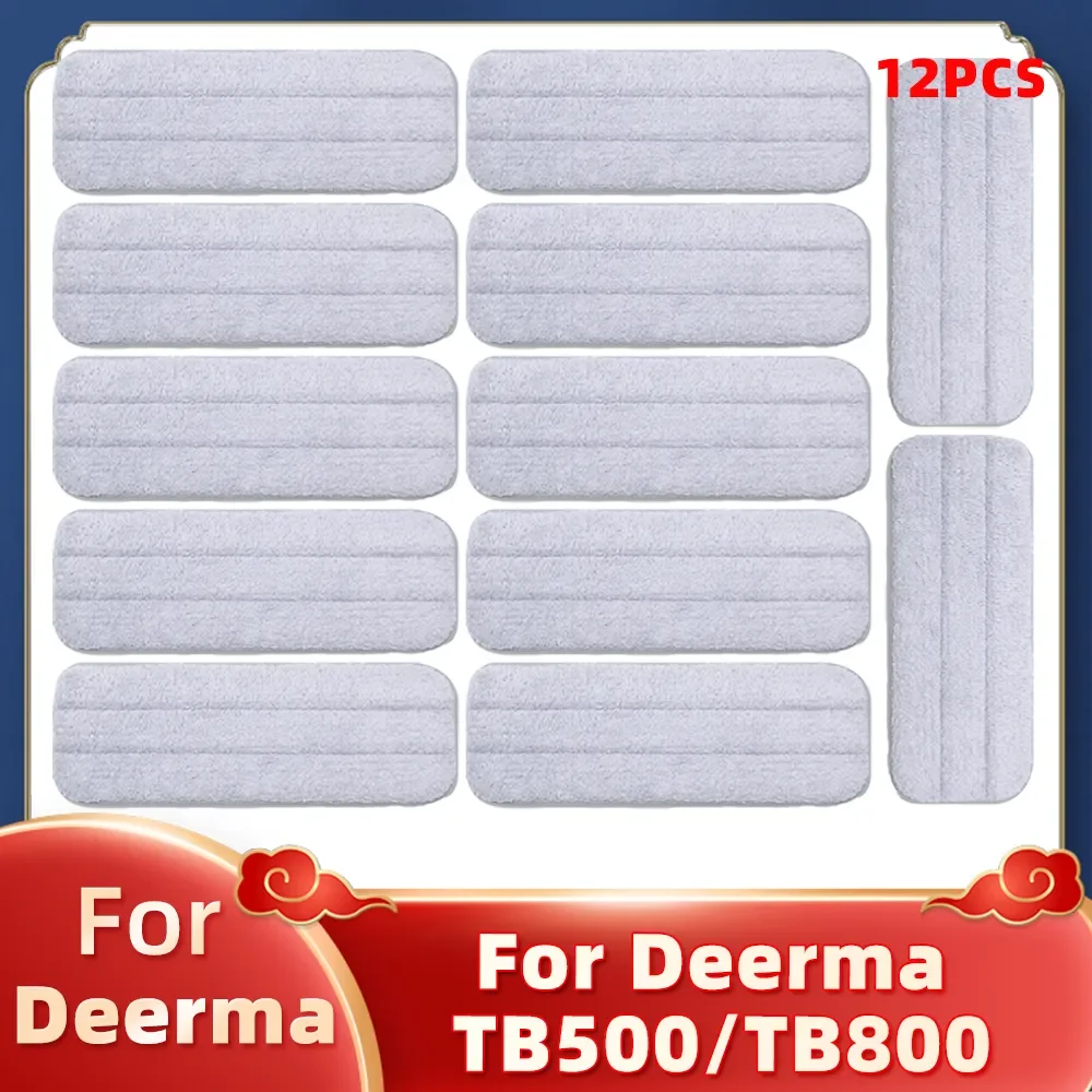 Replacement For Xiaomi Mijia Deerma Tb500 / Tb800 360 Degree Rotating Handheld Sweeper Parts Accessories Mop Cloths Rag