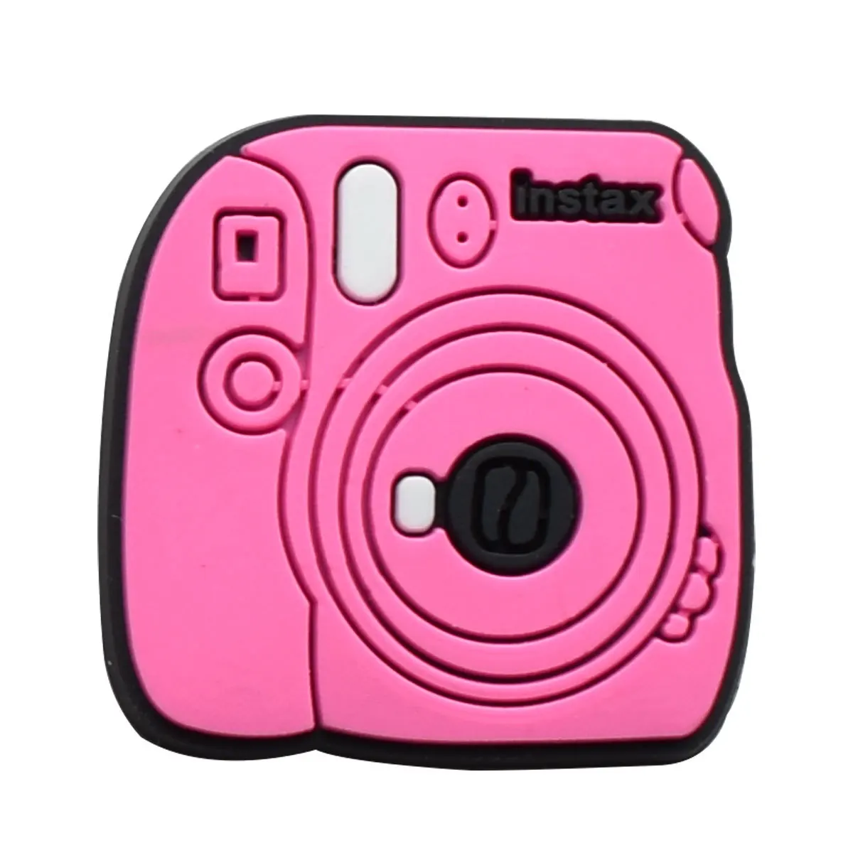 Pink Hat & Camera Shoe Charms - Fun Clog Decorations