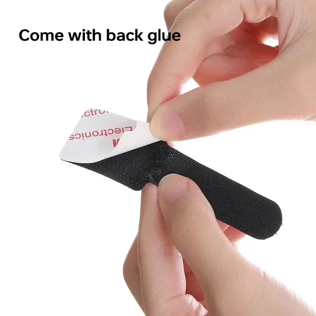 Reusable Cable Ties Fastening Wire Organizer Cord Rope Holder Self Adhesive Adjustable Cord Organizer Straps Desk Management 5