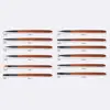 Anti-break Stripe Dotting Nail Art Brush DIY Sandalwood Pen Holder Nail Sweeping Drawing Pulling Line Pen Nail Salon Supply 6