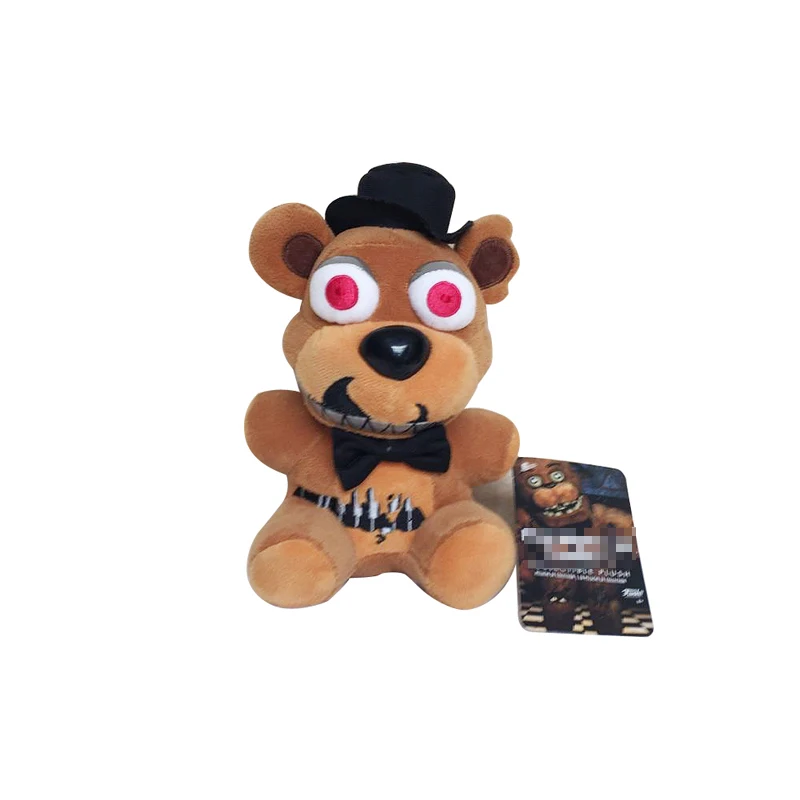 Game FNAF Plush Toys Nightmare Freddy Bonnie Chica Stuffed Plush 18cm  Animal Blacklight Freddy Frostbe Funtime Foxy Doll Gifts - AliExpress