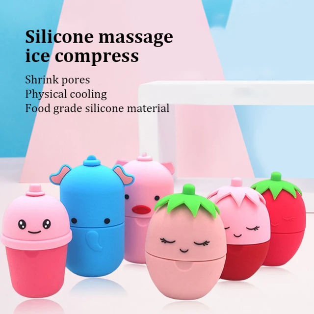 실리콘 아이스 몰드 얼굴 마사지기로 피부 타입 무관 얼굴 부종 제거와 스킨 케어 향상