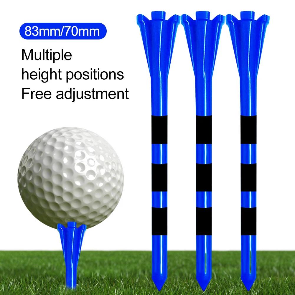 50Pcs Professional Golf Tees Unbreakable 5 Claw Unbreakable Golf Tee Low Friction and Resistance 3.27inx2.76in for Golf Lovers