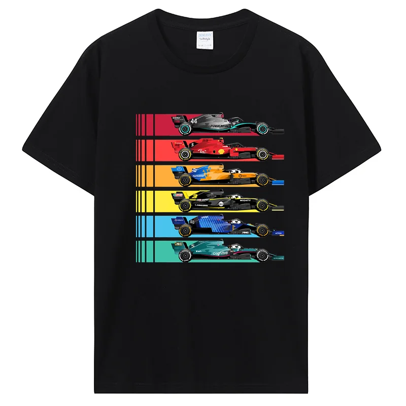 F1 Team Racing Fans T Shirt Formula One Racer Lando Norris Tees Men product image