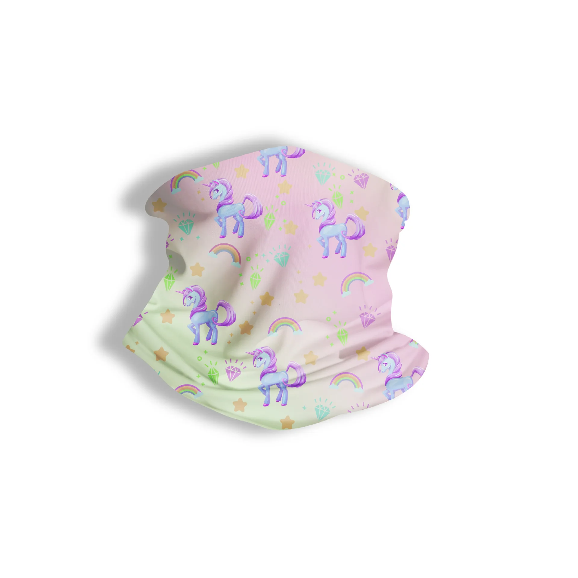 Cartoon Children Ice Silk Face Protection Scarf Soft Neckerchief Girls Baby Spring Summer Sun Protection Neck Collar Scarves