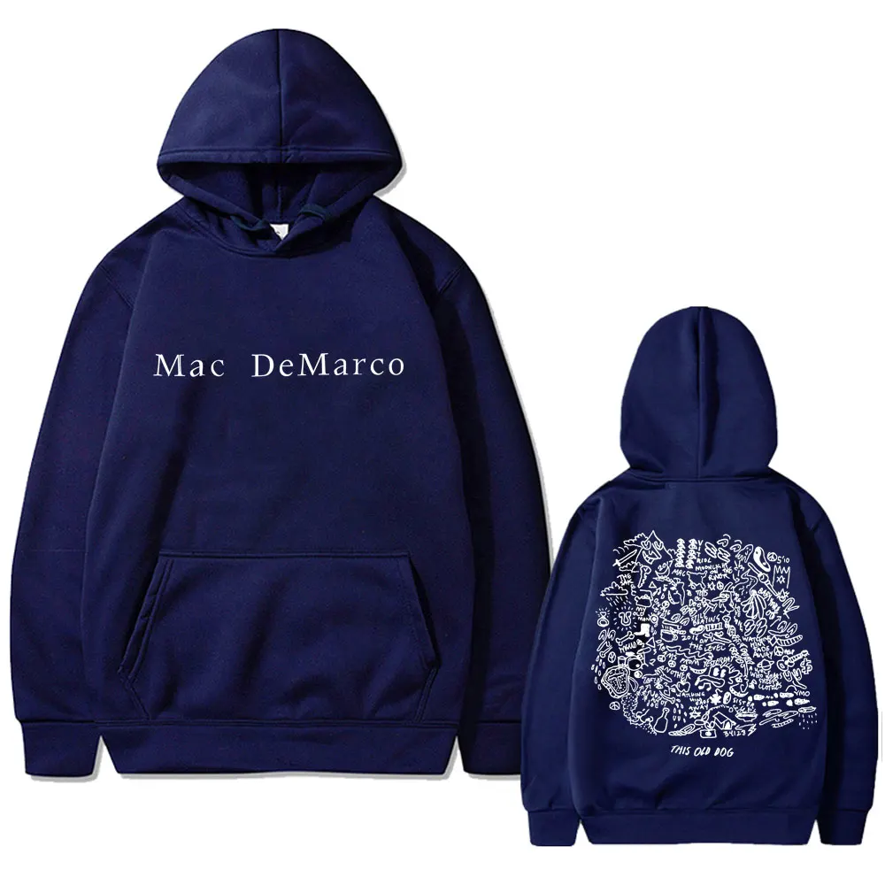 Singer Mac Demarco This Old Dog Album Double Sided Print Hoodie Men Women Fashion Oversized Hoodies Male Fleece Hoody Sweatshirt 3
