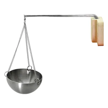 สแตนเลสซาวน่าชาม Aroma ชามถ้วย Essential ชามน้ำมันซาวน่าอุปกรณ์เสริมน้ำมันหอมระเหย Essential ชามน้ำมันห้องอบไอน้ำ 1