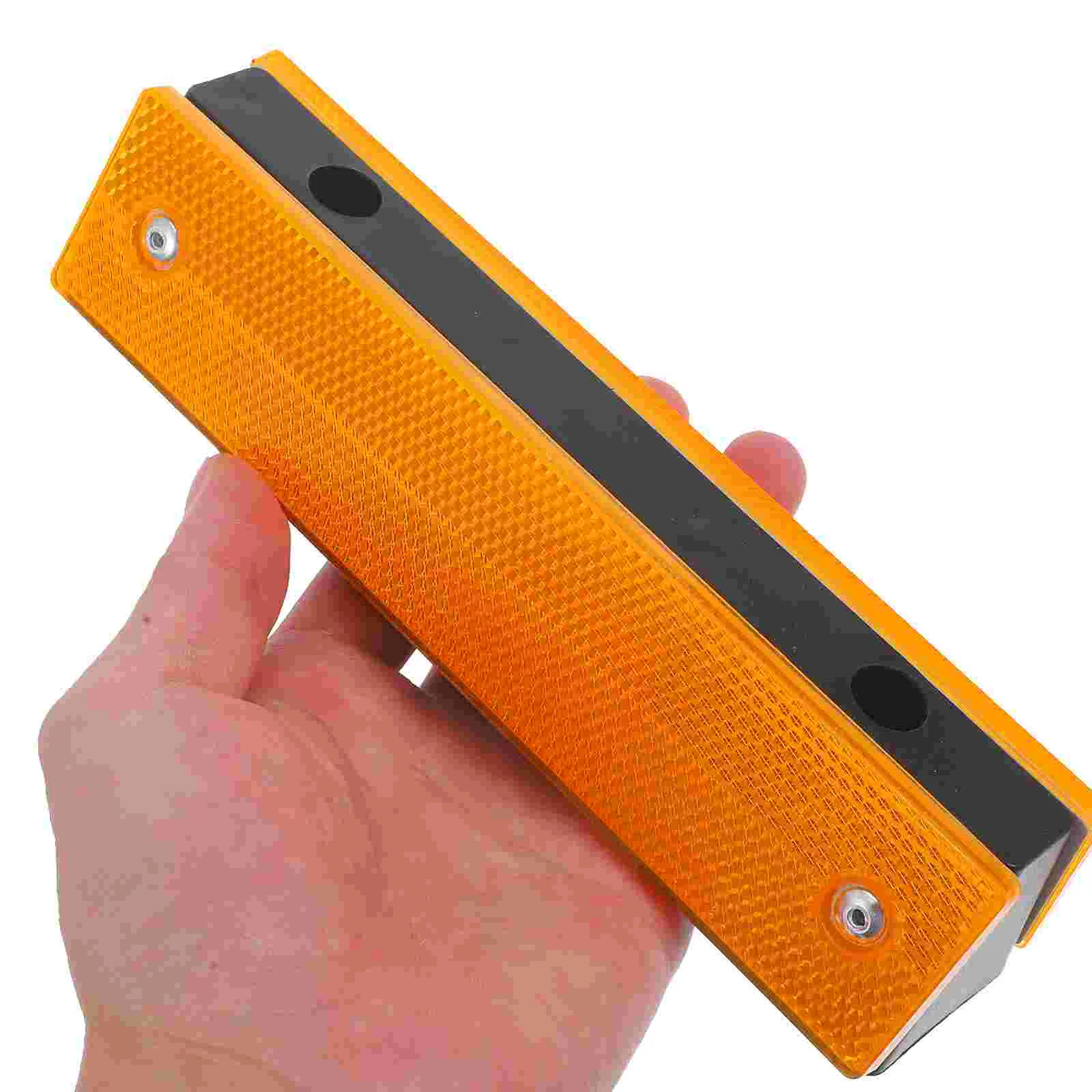 2Pcs Reflective Delineators Rectangle Road Reflector Driveway Marker Traffic Signal Pavement Reflectors Garage ientations