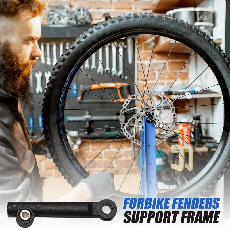 Bike Mudguard Frame Adjustable Stainless Steel Fork Bracket Stainless Steel Adjustable Length Mud Cover Extender For Teens