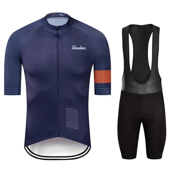 "Raudax" Radfahrerset Männer Jersey kurzärmlige Radfahrkleidung MTB Bike-Triathlon Trikot 1