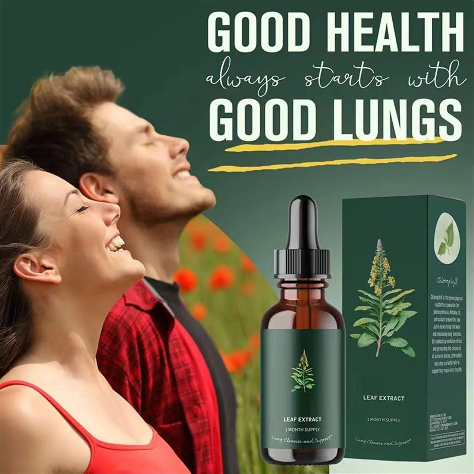 Mullein Leaf Extract Support Nose Cleanse Respiratory Function Healthy Breathing Natural Supplement 30ml 2025 Gift Herbal Inhalation Essence