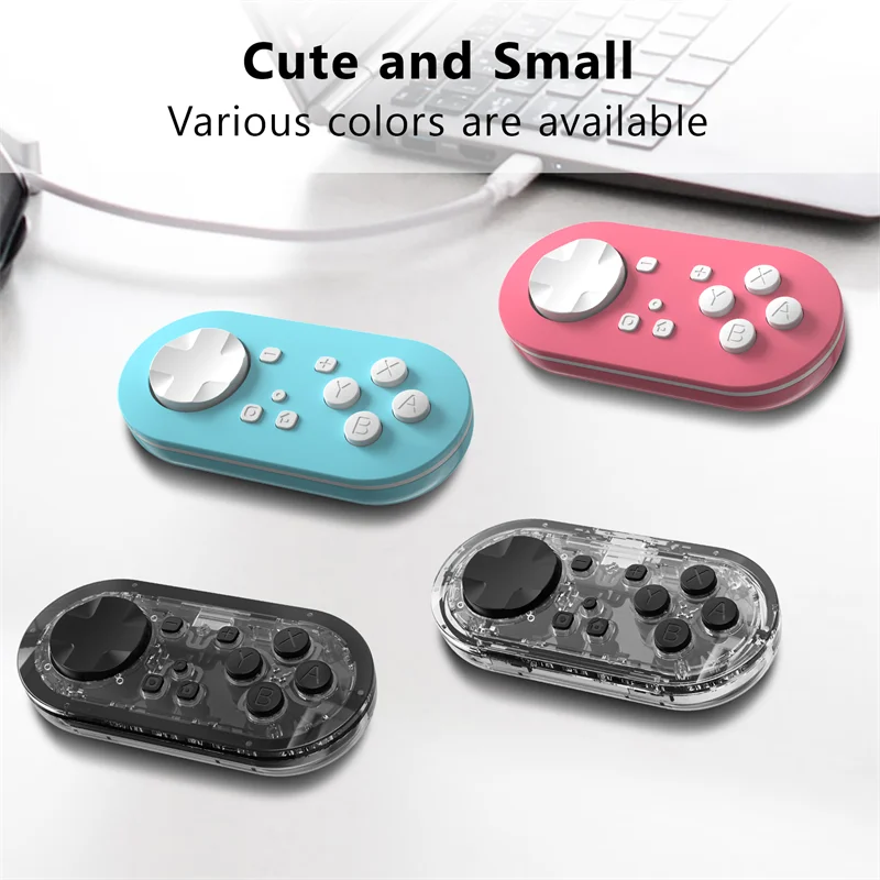 Mini Ks54 Joystick Bluetooth Per Switch Pro Gamepad Metal Rocker Crystal Key Joypad Per Switch Oled Handle Controller Di Gioco