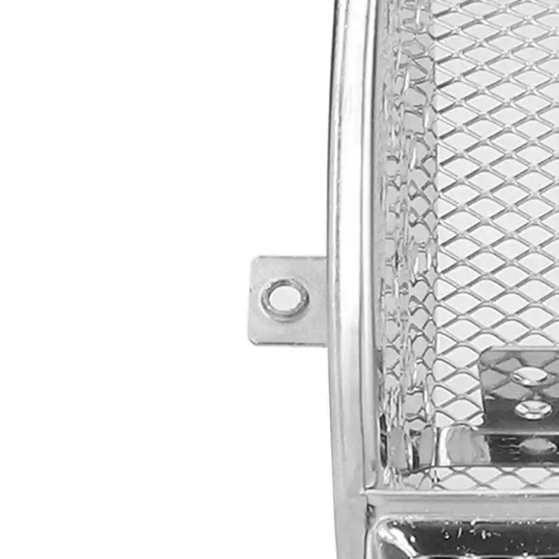 360 Degree Rotatable Fryer Basket Stainless Steel Air Fryer Cage Baking Tool for Kitchen Electric Oven 12x12x18cm