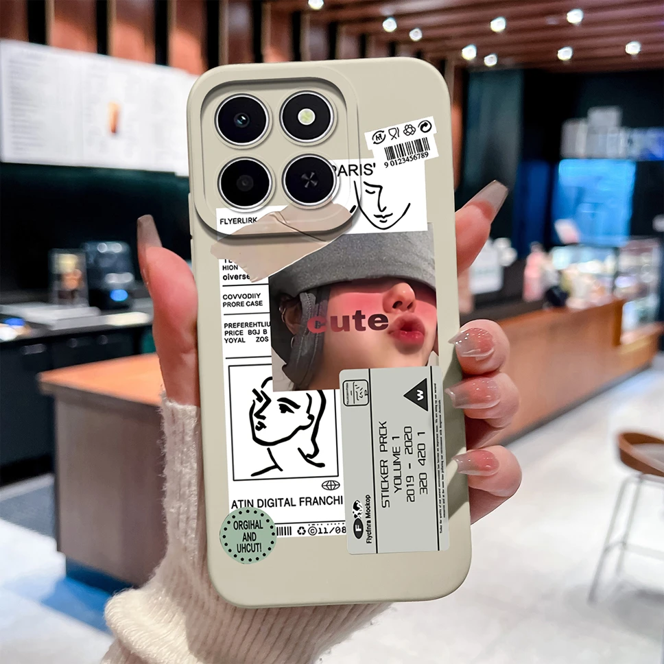 Cute Bear Shockproof Silicone Phone Case - Soft Bumper Shell