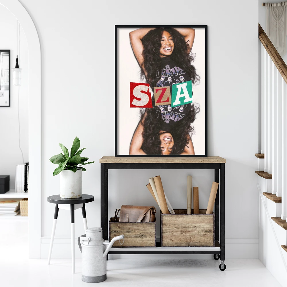 Sza Poster Sos Album Cover Poster for Bedroom Aesthetic Decorative Painting  Canvas Wall Art 12x18inch(30x45cm)
