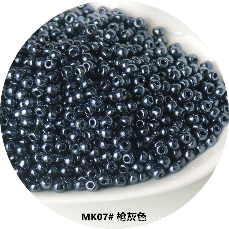 Superb Metallic Electroplated Glass Rice Beads in Gold, Silver, and Bronze