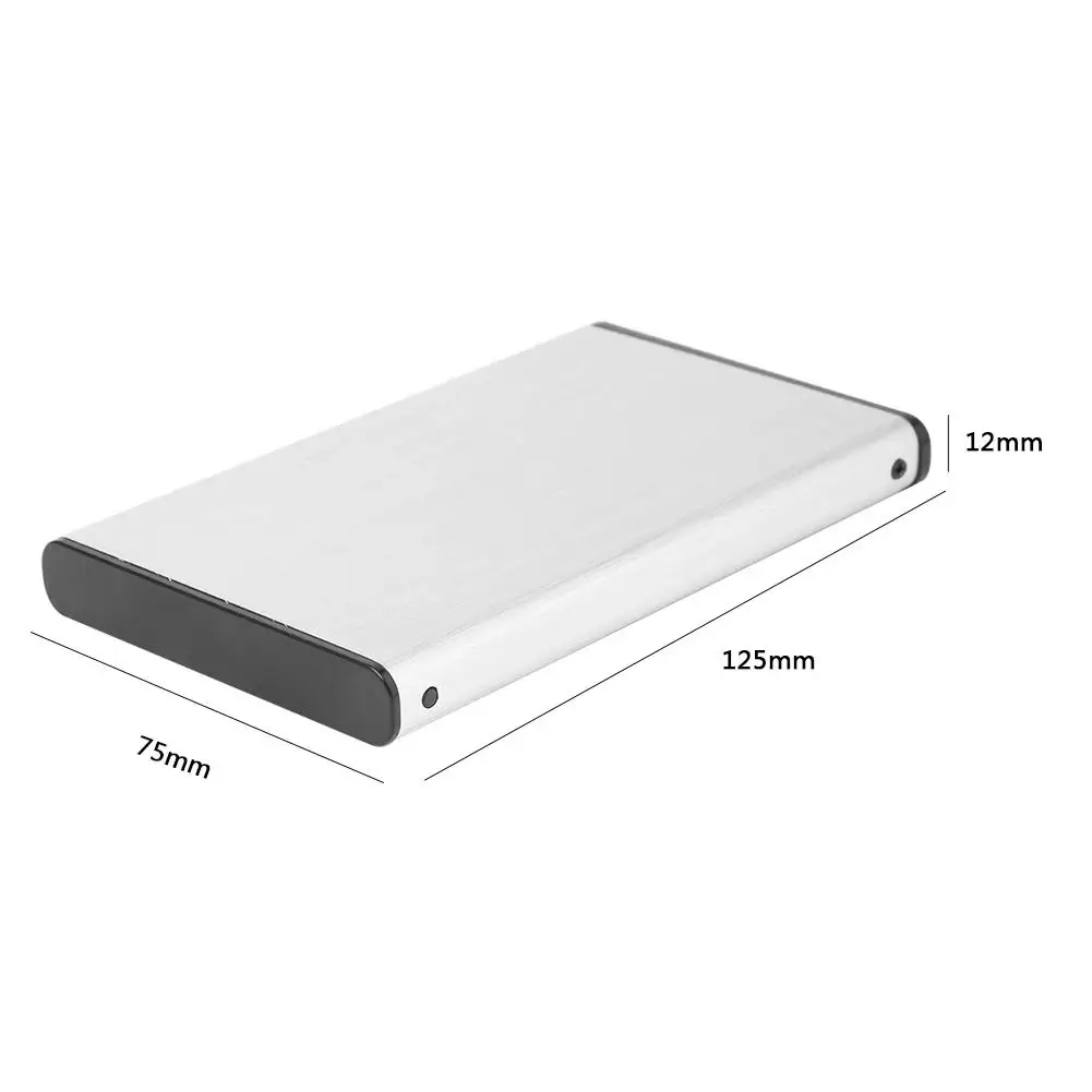 Ʈ PC  ϵ ̺ ũ ڽ, 2.5 ġ USB 3.0, USB 2.0 , 10TB HDD SSD  Ŭ ̽