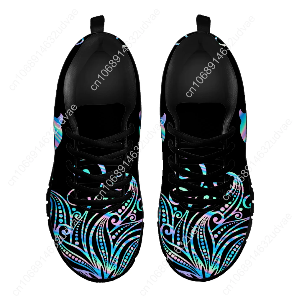 Fashion Ombre Dolphin Print Lightweight Outdoor Shoes Comfortable Animal Needs Custom Shoes Platform Sneakers